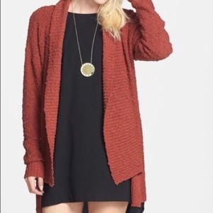 Tildon Textured Rust Cardigan size M/L